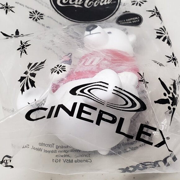 Coca Cola Cineplex Polar Bear Christmas Ornament 2017 - Picture 4 of 5